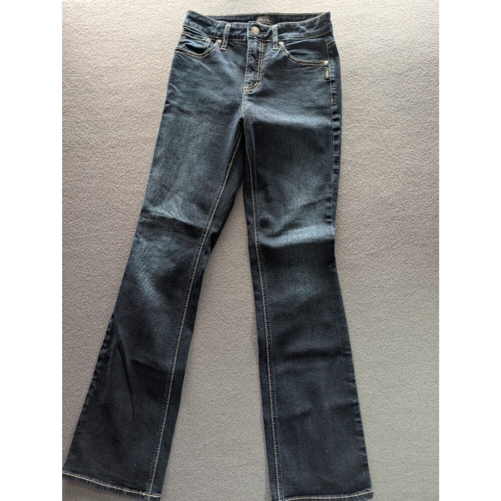 Silver Jeans Co. Avery Slim Bootcut Jeans Dark Wash Denim Women's Size 28x33